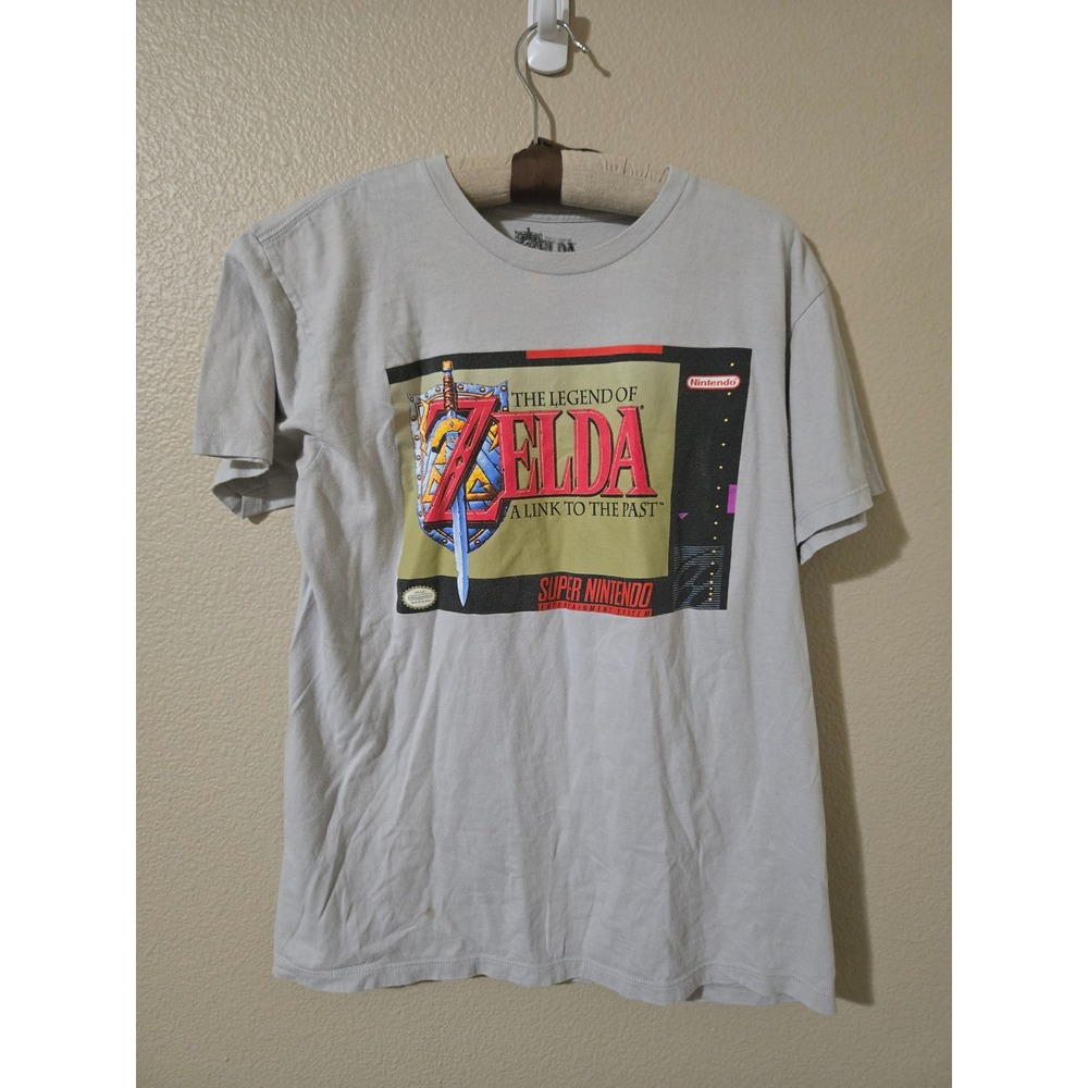 Nintendo vintage inspired Zelda Graphic Tee Gray Mens Medium